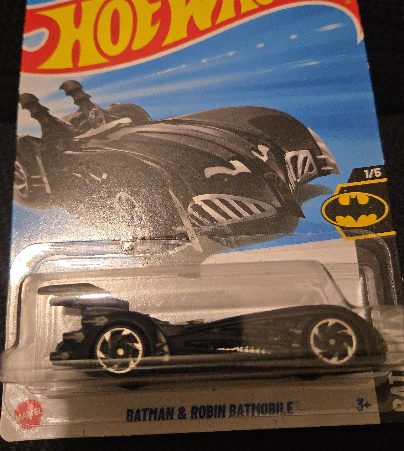 Hot Wheels Batman & Robin Batmobile thumbnail
