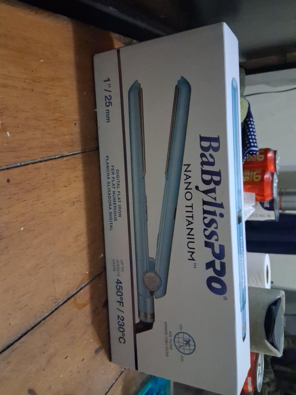 New BaBylissPRO Nano Titanium 1" Flat Iron thumbnail