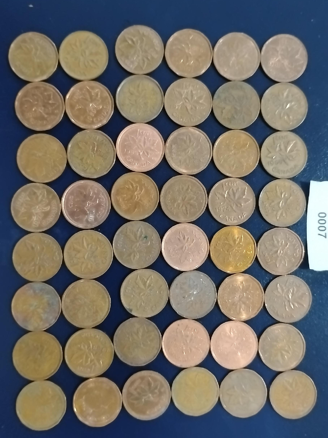 Canadian One Cent Coins thumbnail