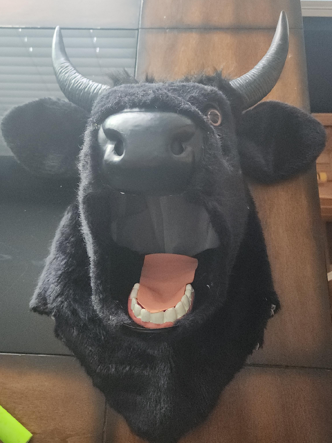 Black Bull Head Mask