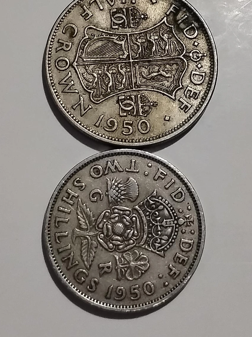 Vintage 1950 British Coins thumbnail