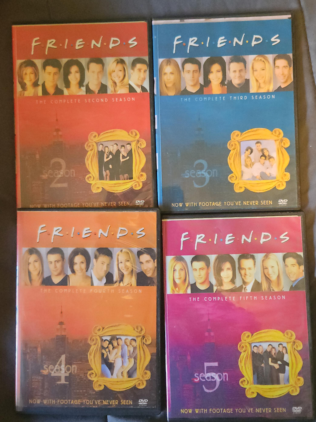 Friends DVD Seasons 2, 3, 4, & 5 thumbnail