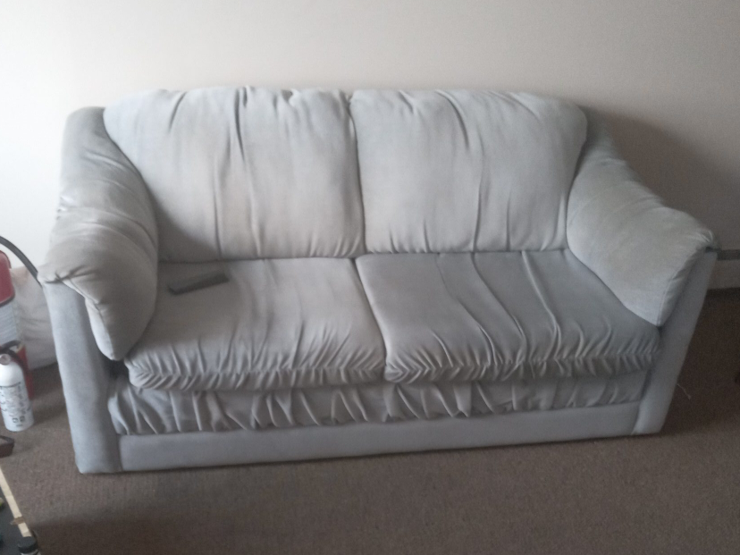 Comfortable Loveseat Sofa - Light Grey thumbnail