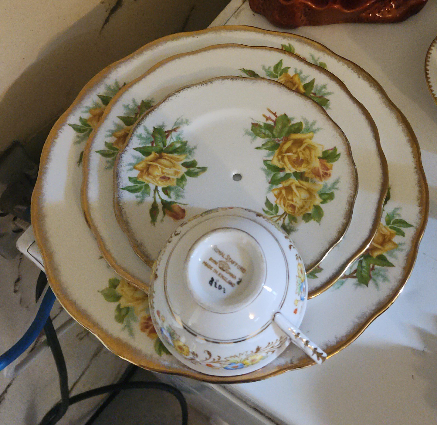 Royal Stafford Bone China Tea Cup Set thumbnail