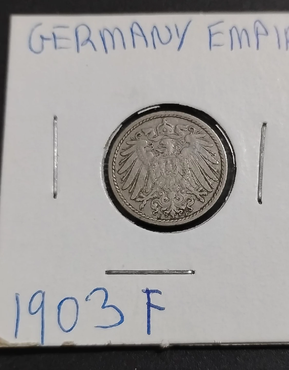Germany Empire 1903F 5 Pfennig Coin thumbnail