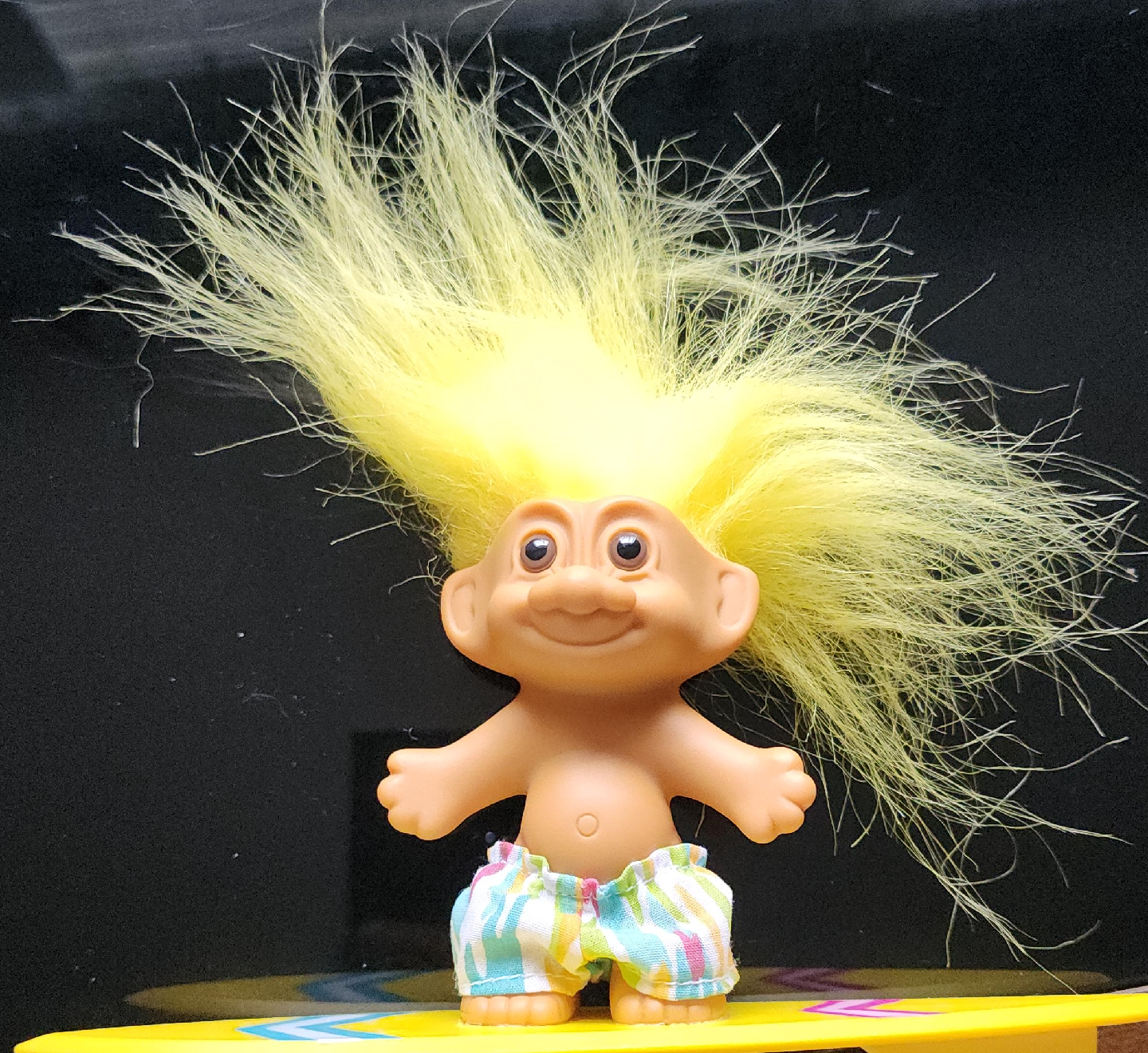 Vintage Troll Doll with Yellow Hair thumbnail