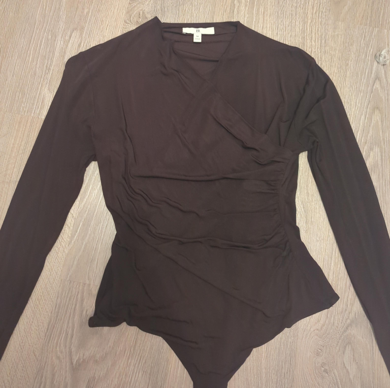 Banana Republic Brown Bodysuit - Size M image indicator(1)
