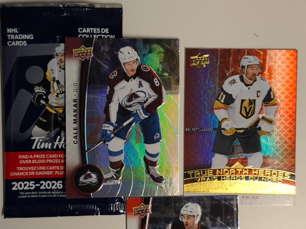 NHL Upper Deck Hockey Cards Tim Hortons 2025-2026 thumbnail