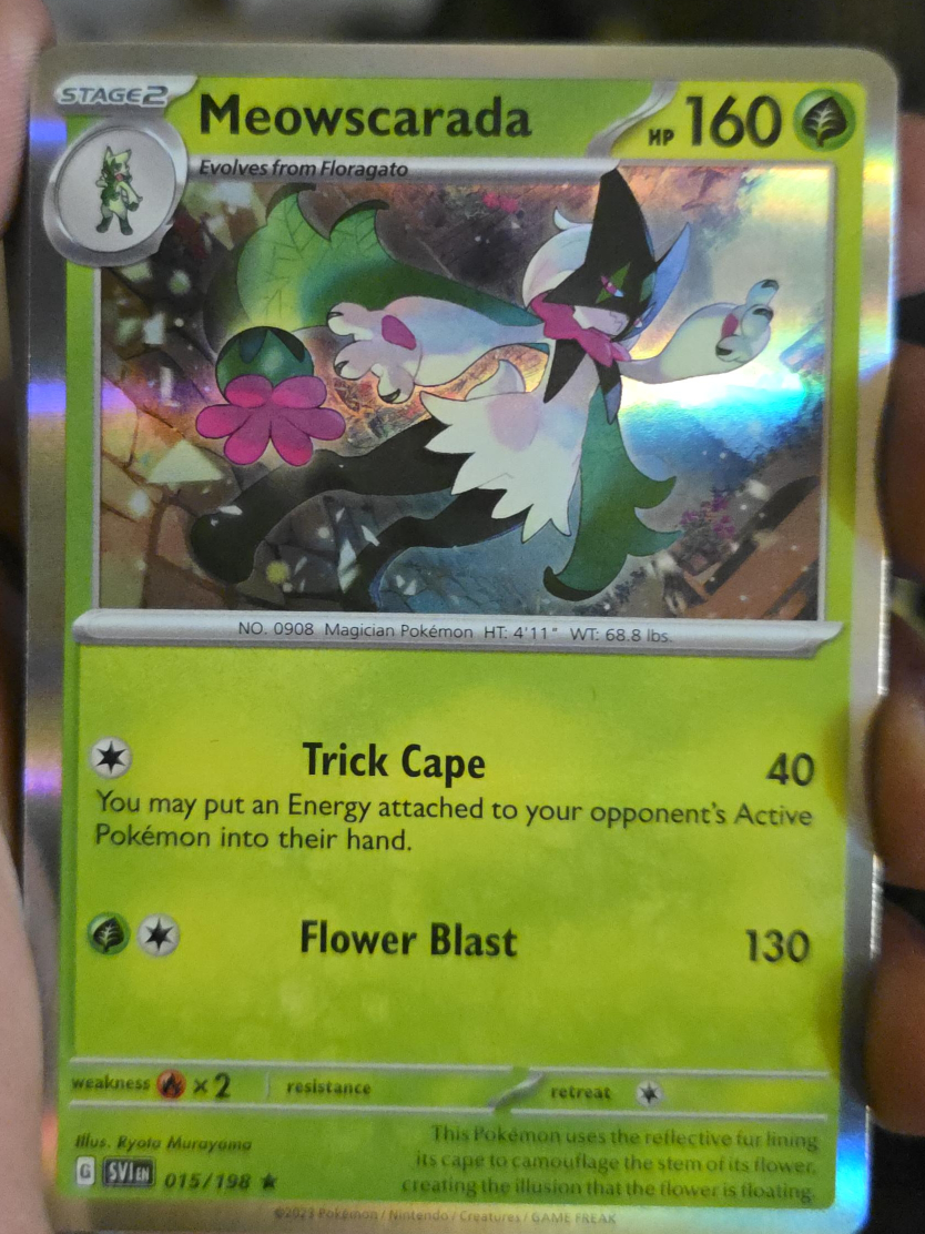 Meowscarada Pokémon Card thumbnail