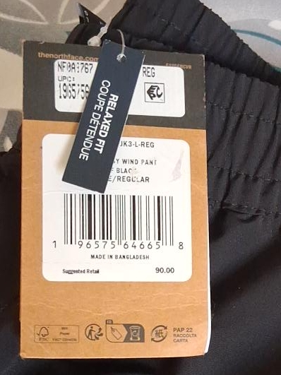 The North Face Relaxed Fit Wind Pant - Black thumbnail