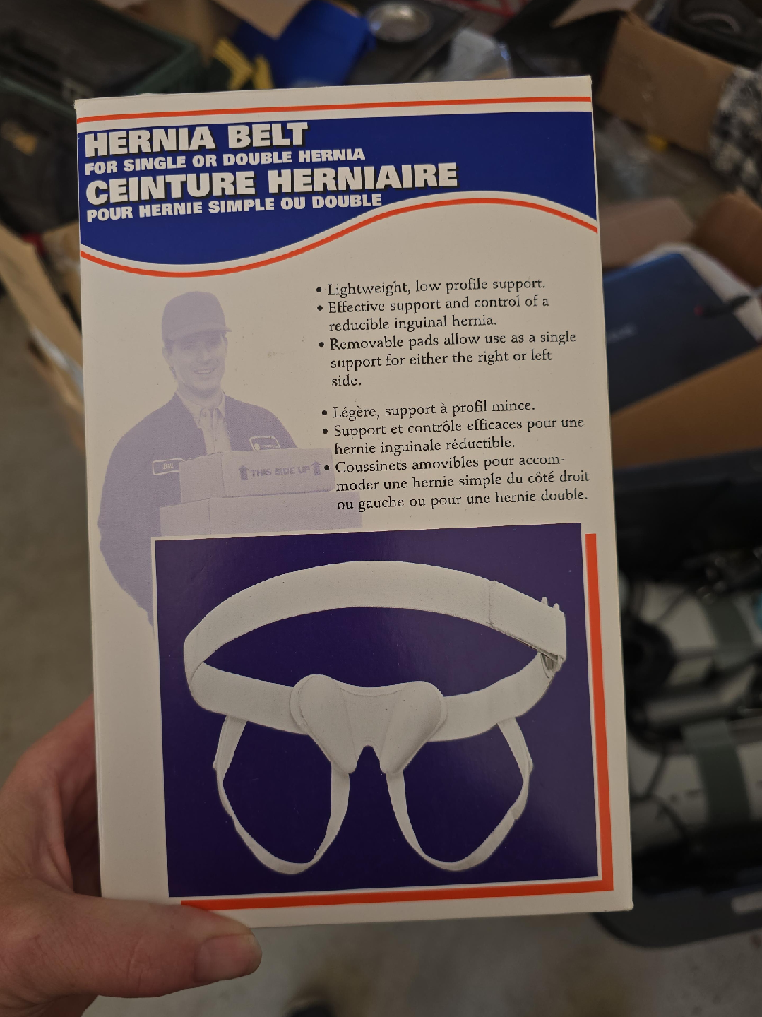 Hernia Belt for Single or Double Hernia