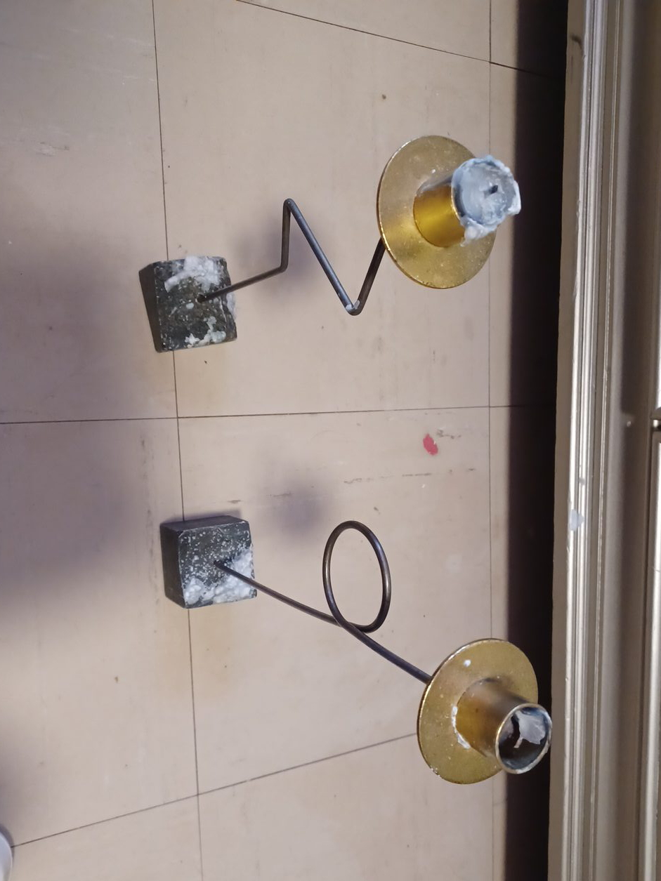 Modern Candle Holders - Set of 2 thumbnail