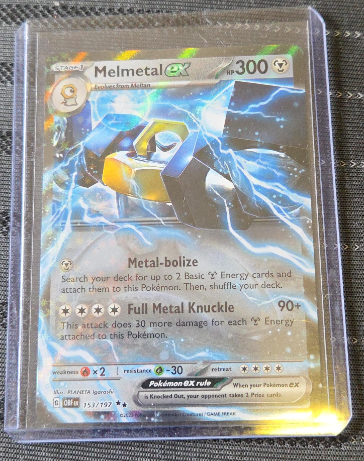 Melmetal ex Pokemon Card - 153/197 thumbnail