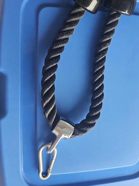 Black Tricep Rope Pull Down thumbnail