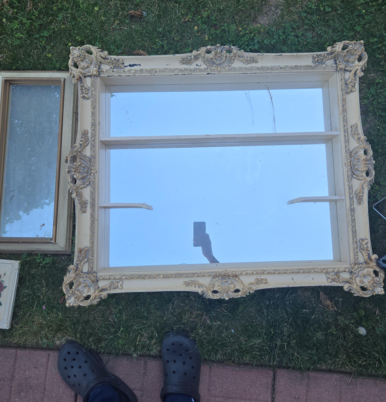 Vintage Ornate Mirror Shelf thumbnail