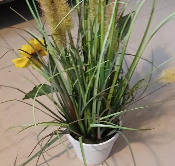 Artificial Plant with White Pot thumbnail