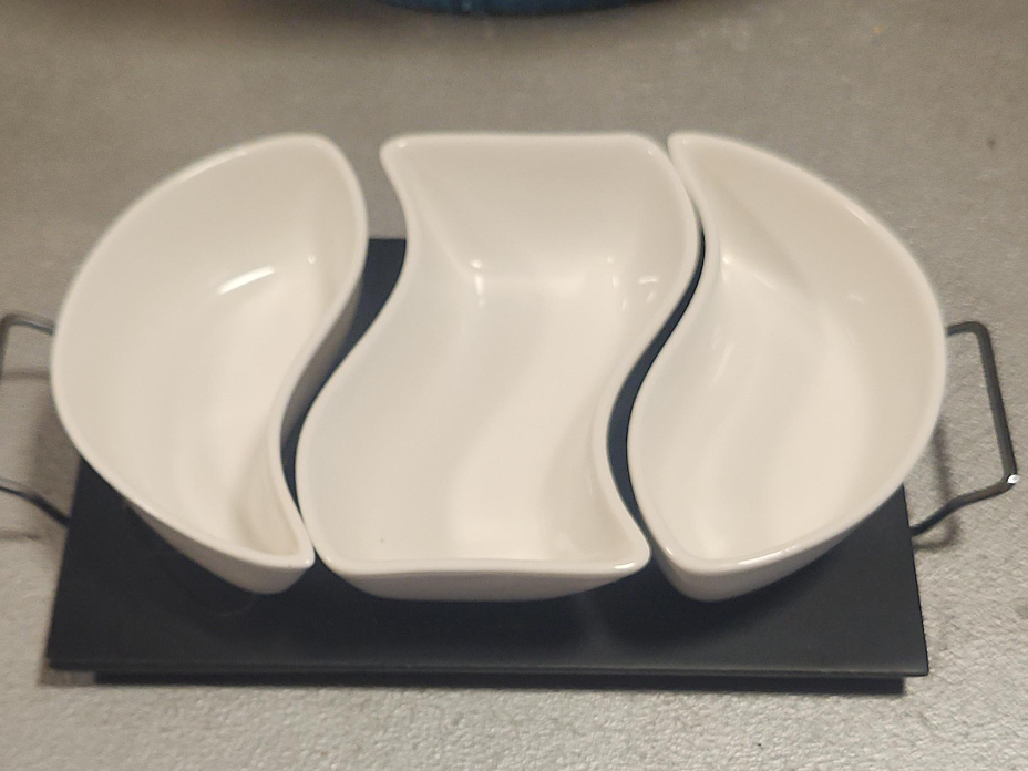 Verdici Design Serving Bowls with Tray thumbnail
