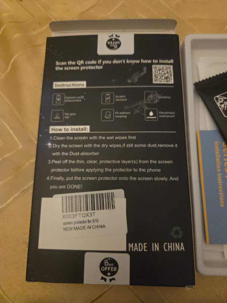 New Best Offer Screen Protector for S10 "🧡" thumbnail