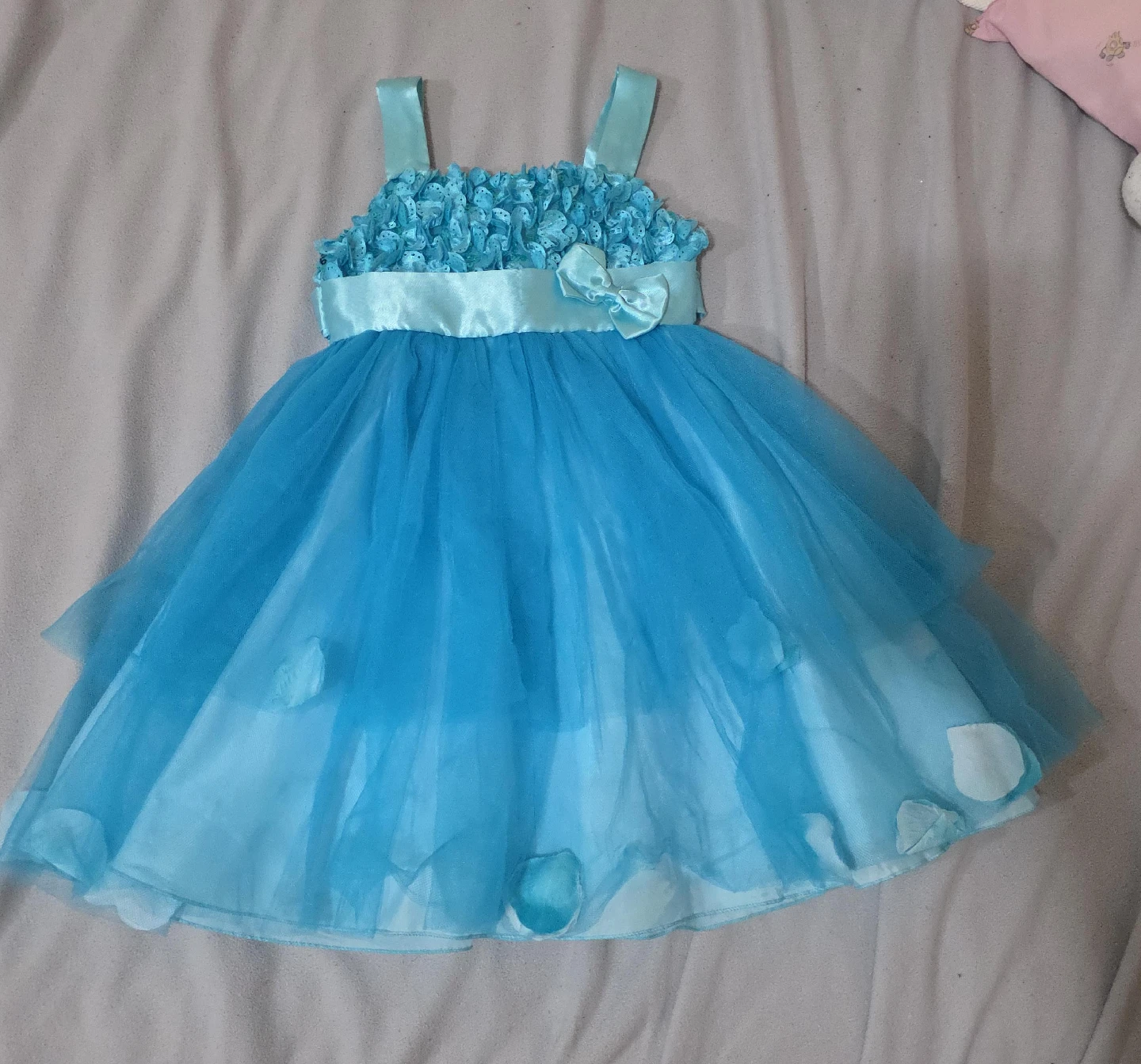 SHANIL Blue Dress thumbnail