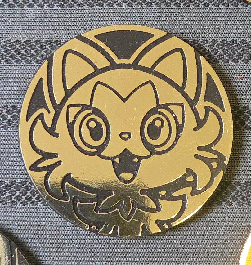 Pokemon TCG Meowscarada Coin thumbnail