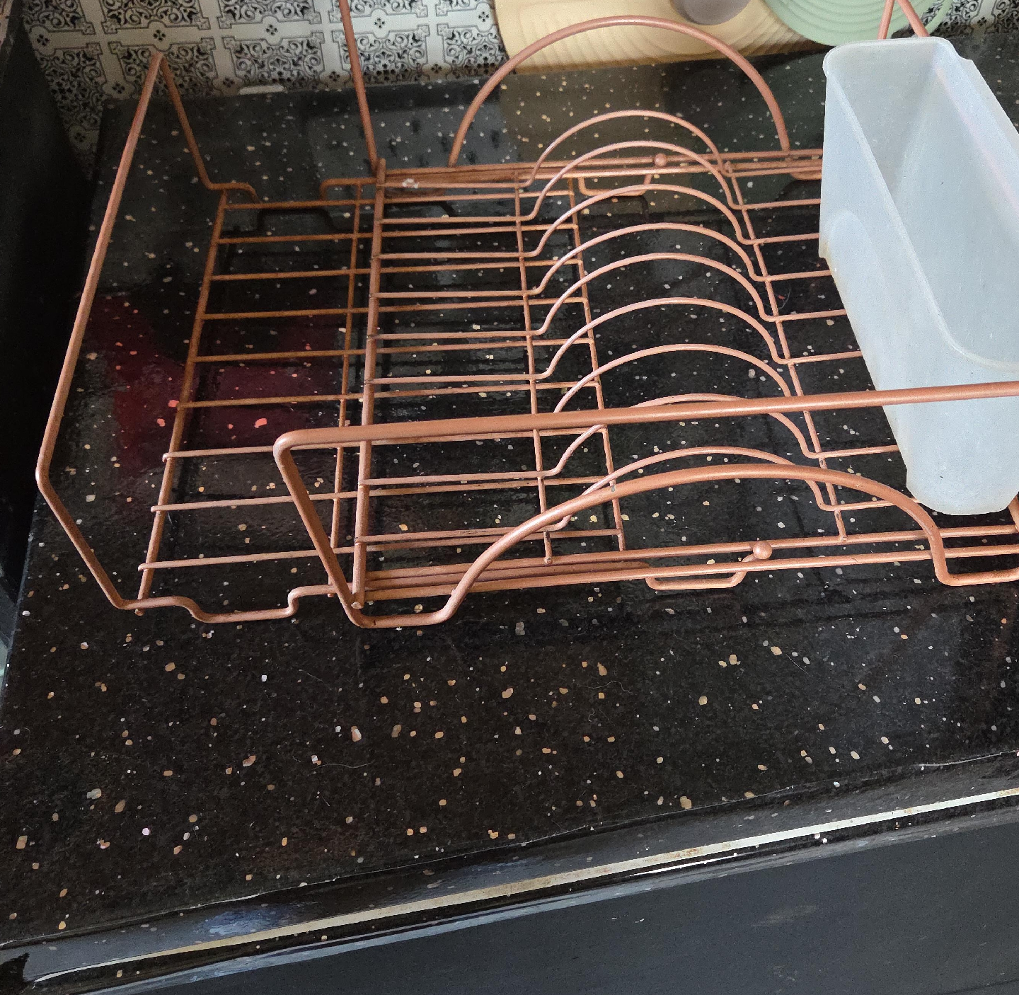 Copper Coloured Dish Rack thumbnail