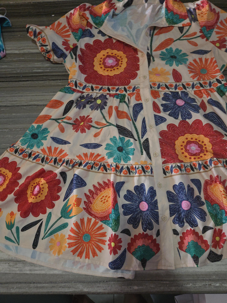 Floral Print Mini Dress thumbnail