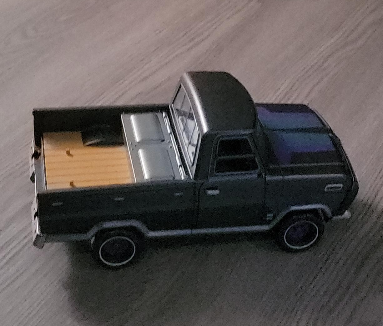Vintage Black Pickup Truck Model thumbnail