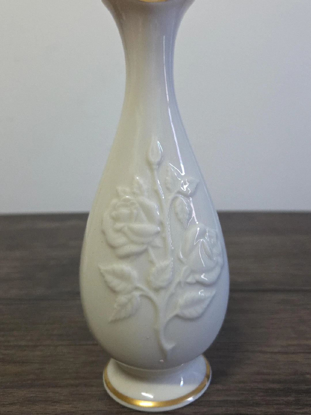 Lenox Ivory Rose Bud Vase