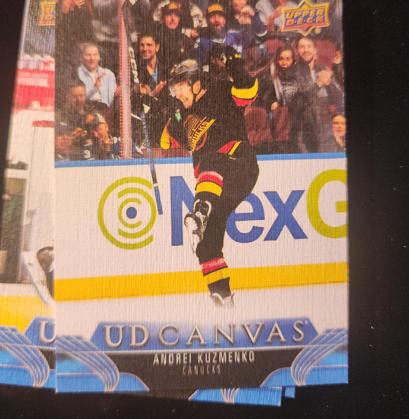Andrei Kuzmenko Canucks UD Canvas Hockey Card image indicator(1)