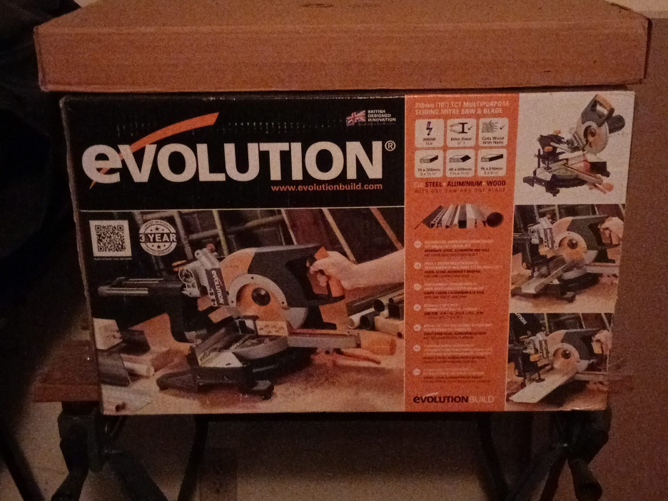 Evolution 255mm Multi-Purpose Mitre Saw w/ Blade Never Opened thumbnail