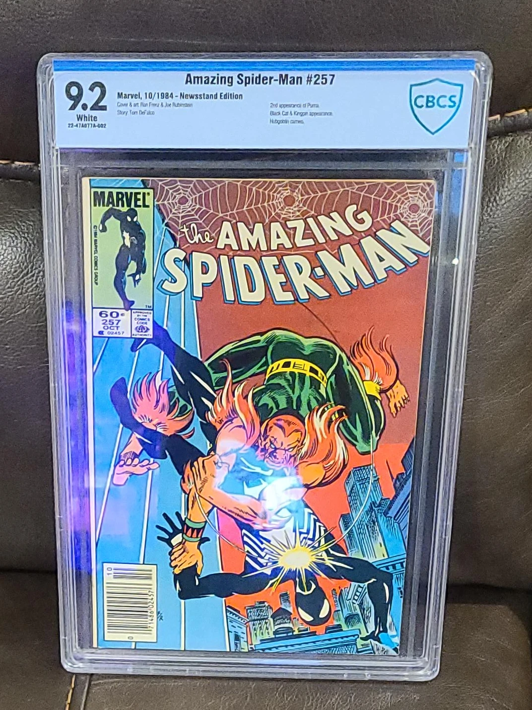 Amazing Spider-Man #257 - CBCS 9.2 image indicator(1)