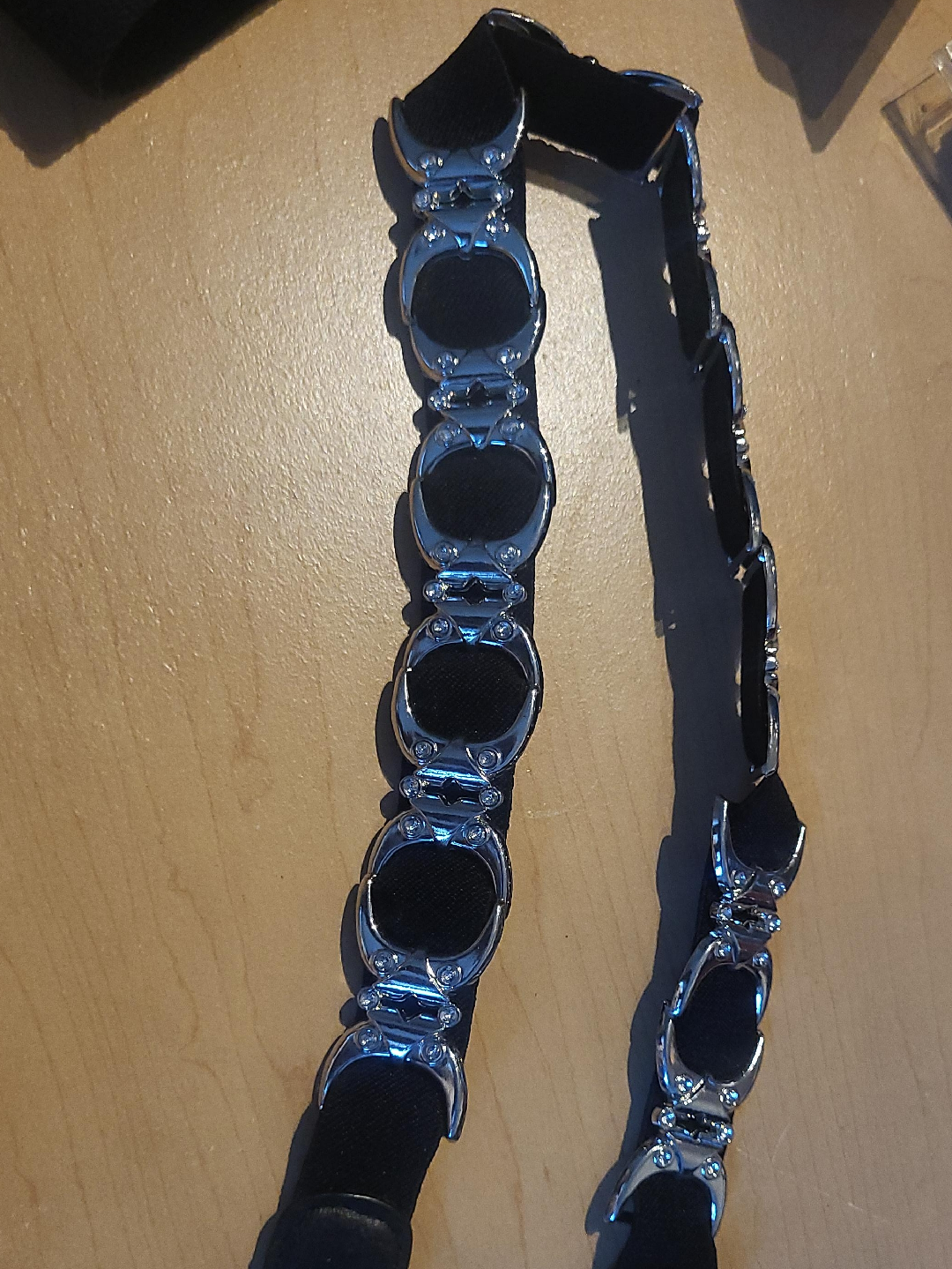 Silver & Black Decorative Belt image indicator(1)