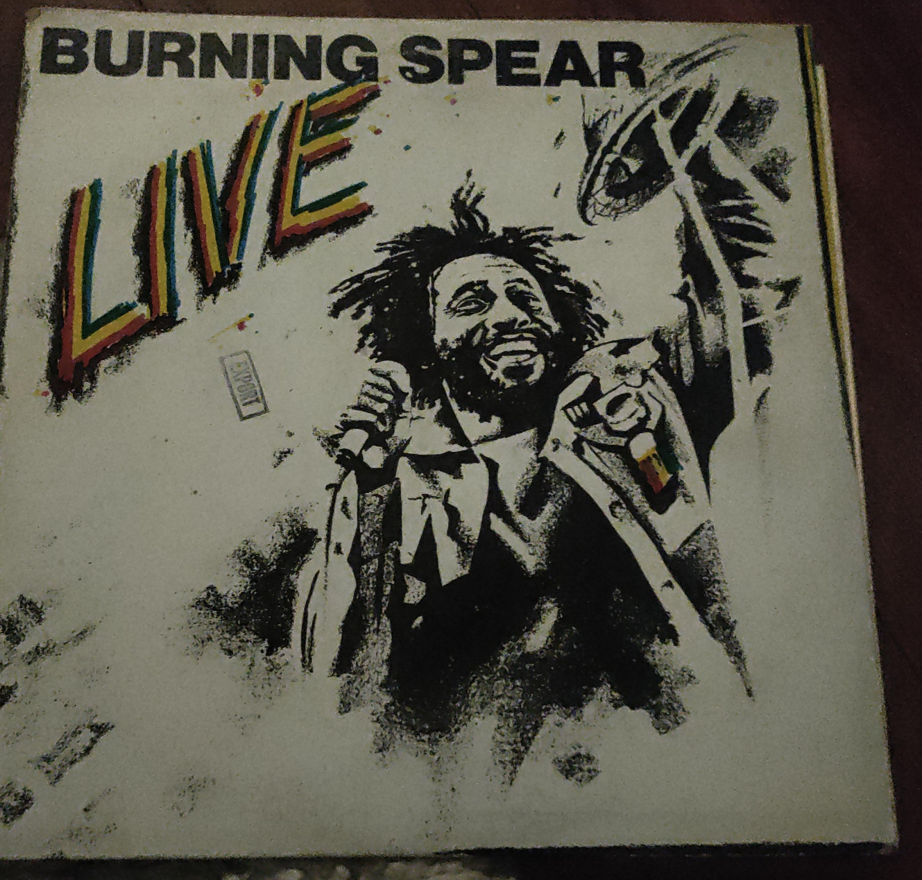 Burning Spear Live Vinyl Record thumbnail