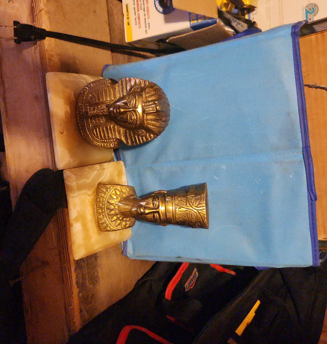 Vintage Egyptian Pharaoh Busts image indicator(1)