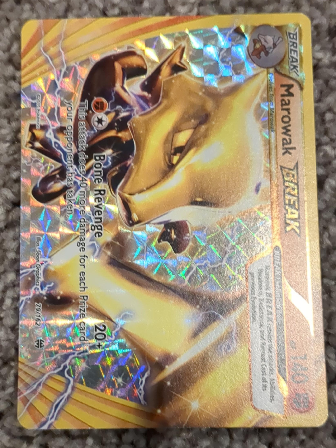 Marowak BREAK Pokemon Card thumbnail