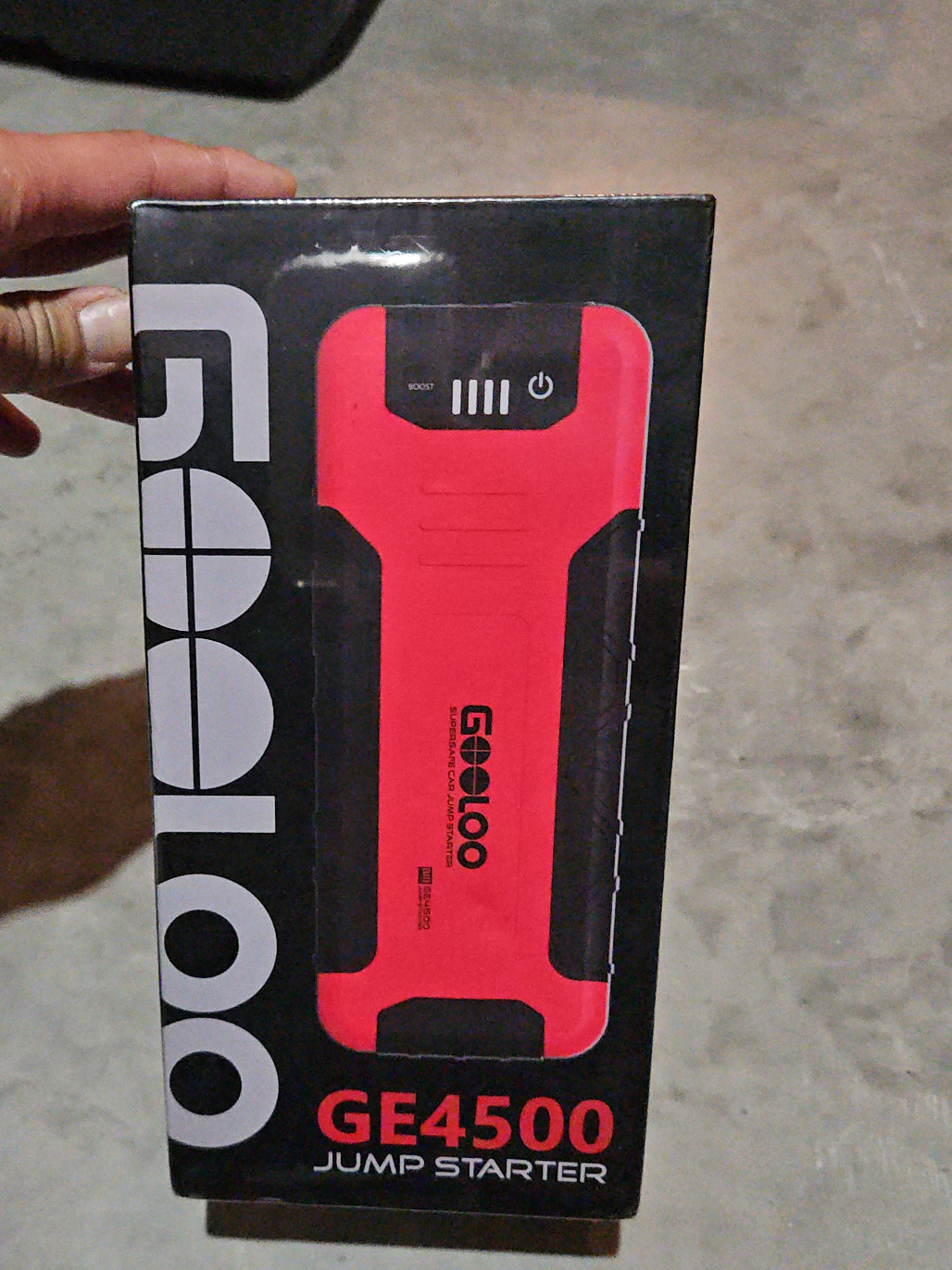Gooloo GE4500 Jump Starter - Brand New in Box!