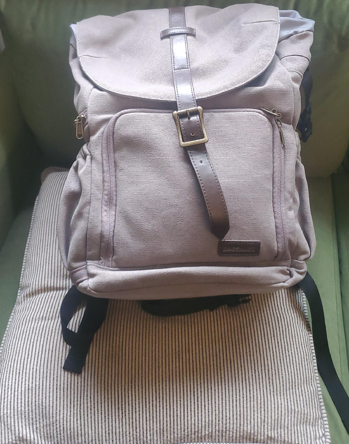 BAGSMART Camera Backpack - Beige