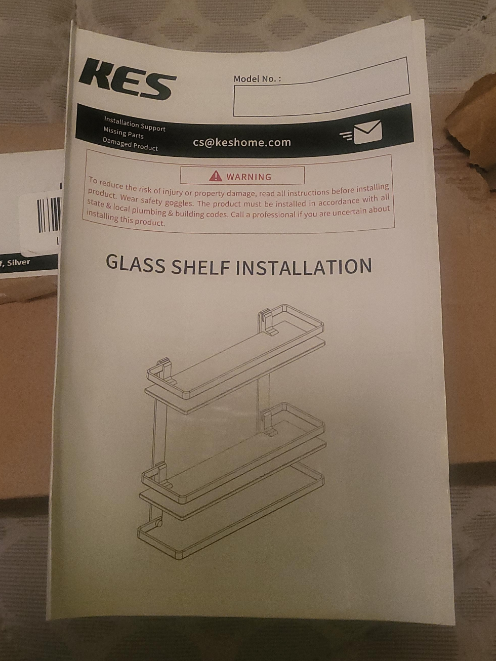 KES Glass Shelf Installation thumbnail
