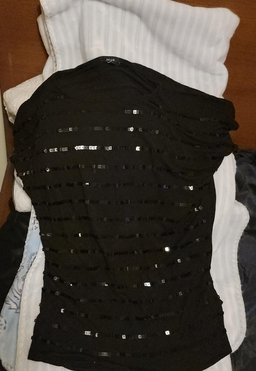 Jacob Black Sequin Top thumbnail