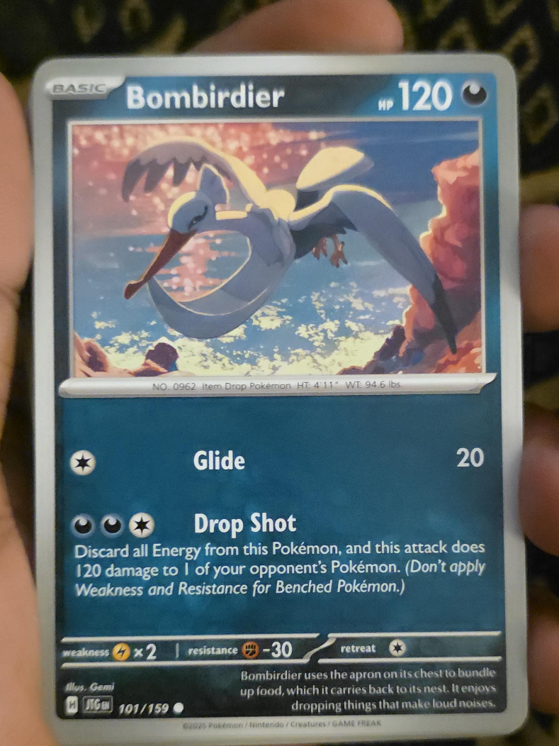 Bombirdier Pokémon Card thumbnail