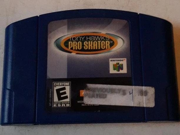 Tony Hawk's Pro Skater - Nintendo 64 Game🥕