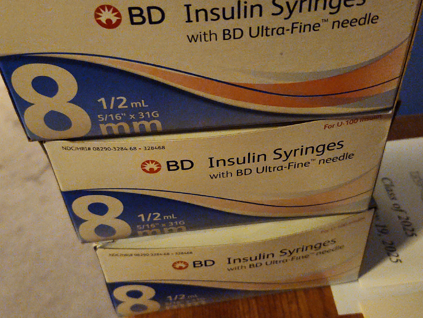 BD Insulin Syringes 1/2 mL, 31G thumbnail