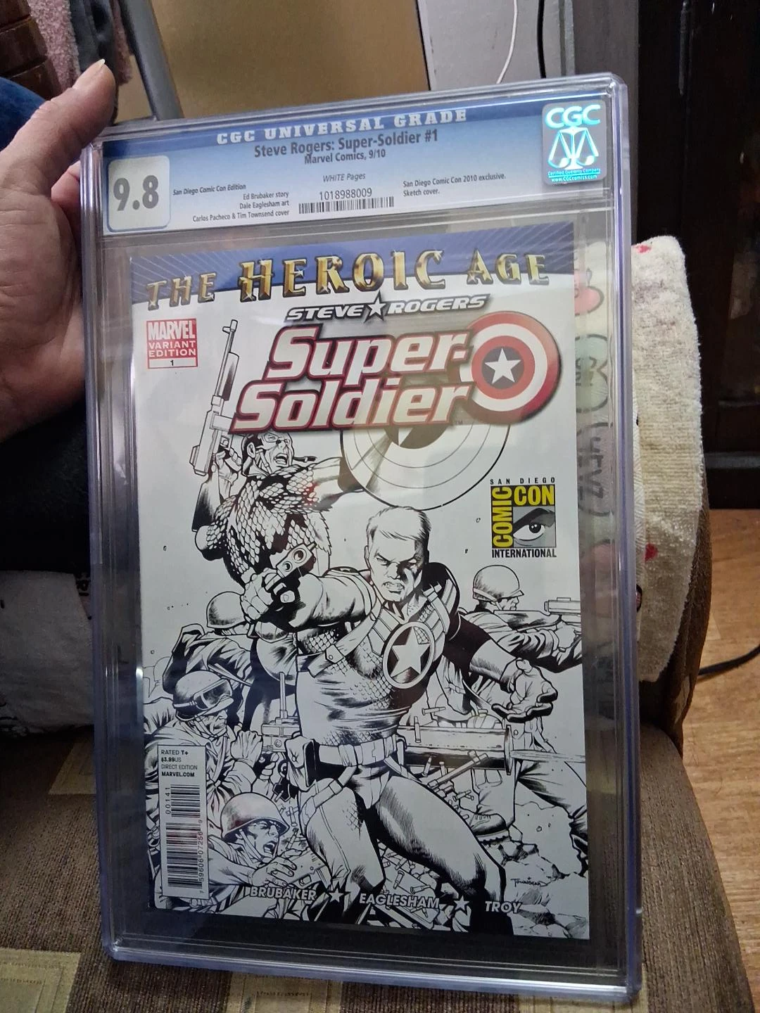 Steve Rogers: Super-Soldier #1 CGC 9.8 Comic Book thumbnail