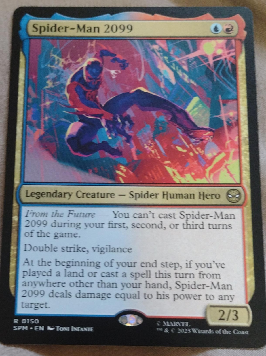Spider-Man 2099 Magic The Gathering Card thumbnail