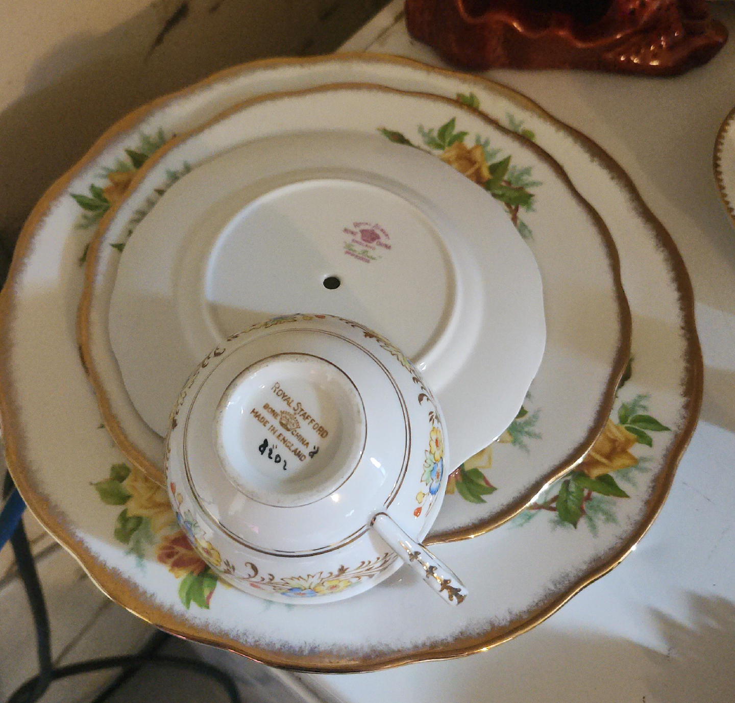 Royal Stafford Bone China Tea Cup Set thumbnail