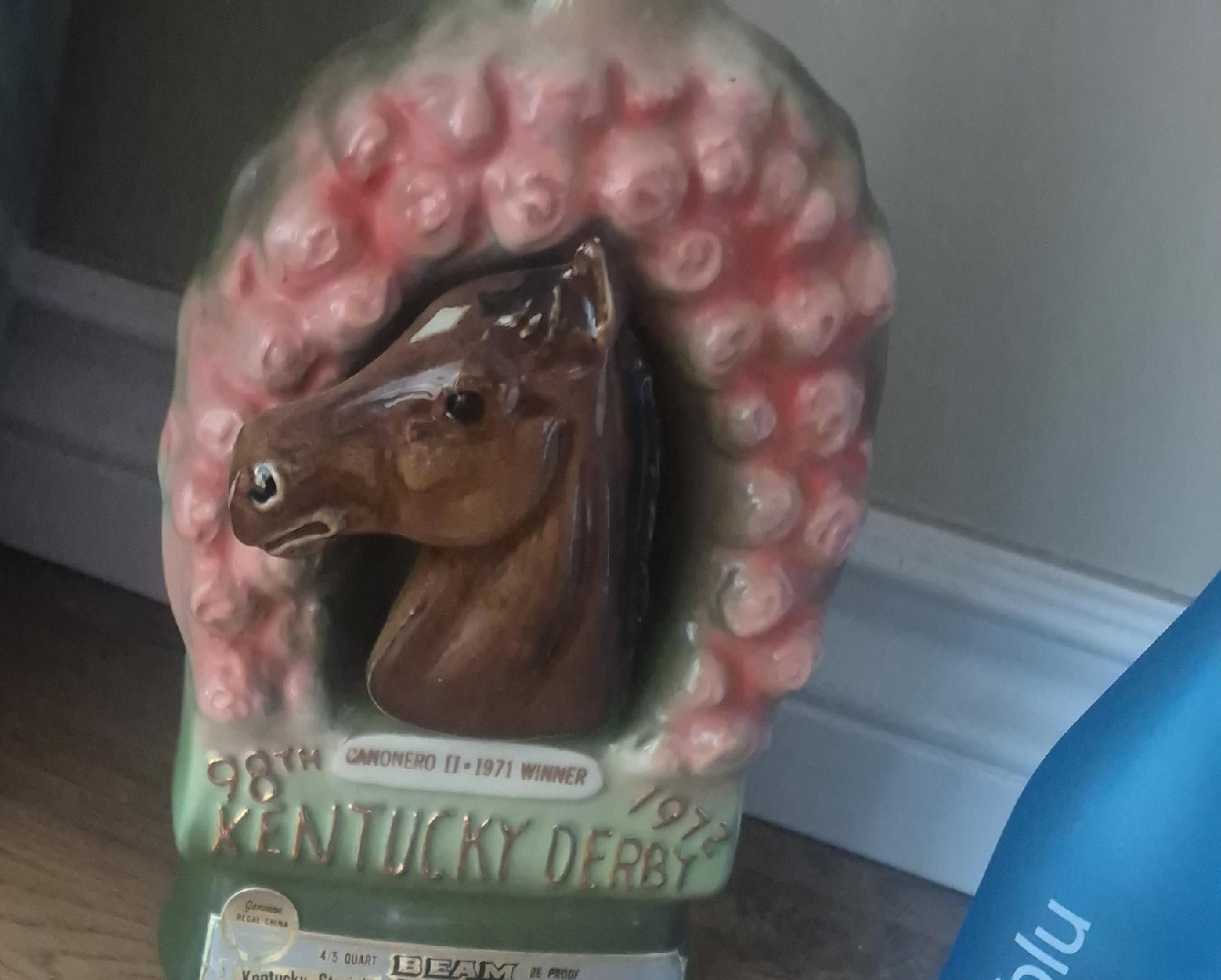 Kentucky Derby 1972 Beam Decanter