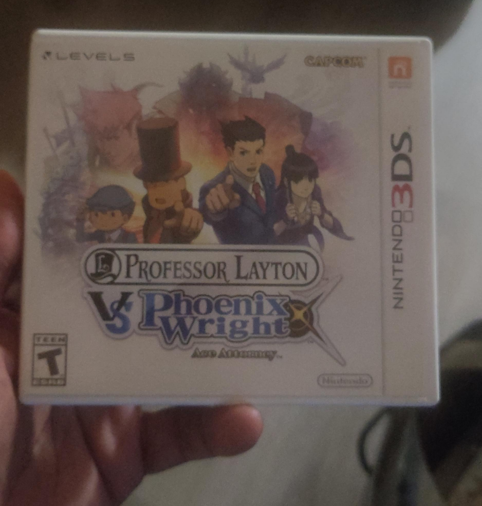 Professor Layton vs Phoenix Wright Nintendo 3DS