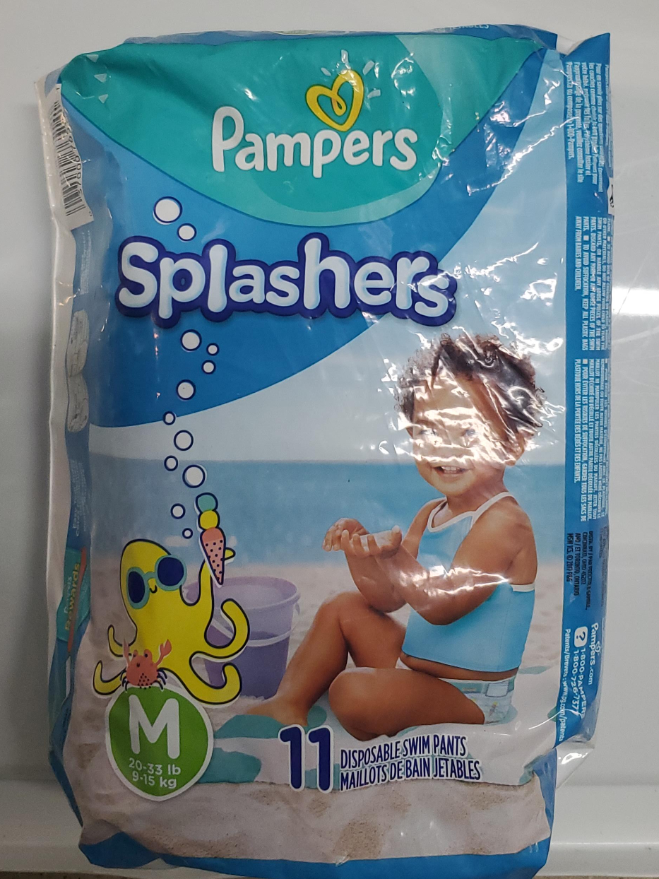 Pampers Splashers Size M (20-33 lb) thumbnail
