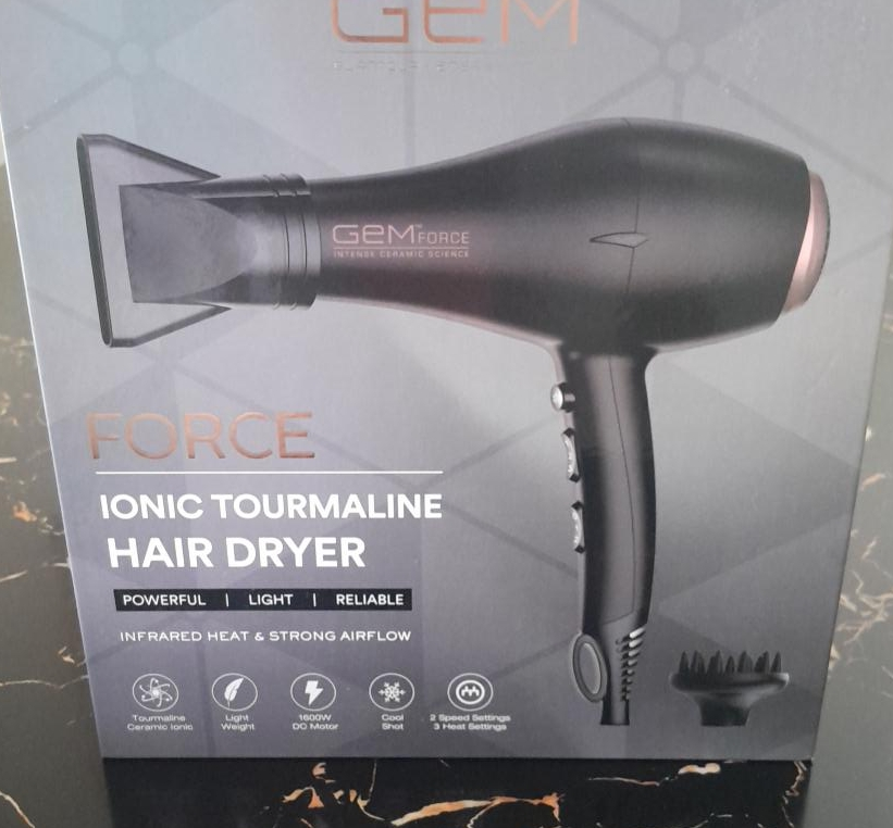 GEM Force Ionic Tourmaline Hair Dryer