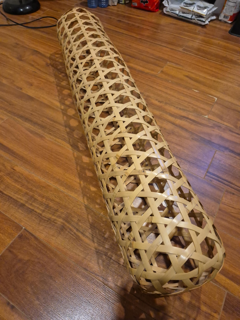 Woven Bamboo Floor Lamp Shade thumbnail